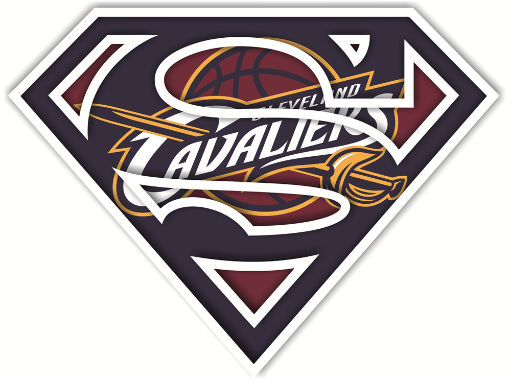 Cleveland Cavaliers superman iron on heat transfer Cleveland Cavaliers superman iron on heat transfer